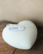 Vela Corazón rayado - Imagen 2